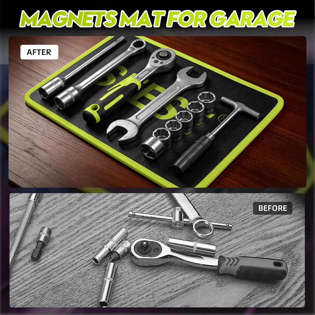 Non-Slip Magnetic Tool Mat